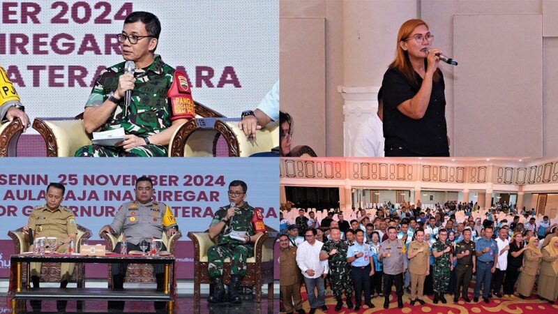 Pangdam I/BB Hadiri Dialog Pilkada Damai Bersama Gubernur, Forkopimda Sumut dan Insan Pers