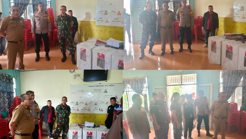 Dandim 0206/Dairi Bersama Forkopimda Monitoring Kesiapan Logistik Pilkada di PPK