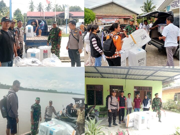 Pendistribusian Logistik Pilgub dan Pilkada Secara Serentak Di jajaran Koramil 09/NL