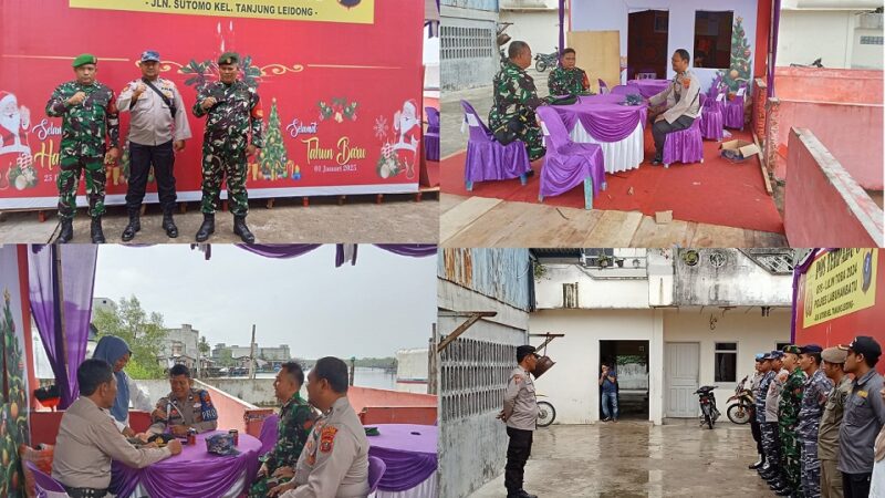 Koramil 02/TL Laksanakan PAM Nataru di Pelabuhan Tanjung Leidong Labura