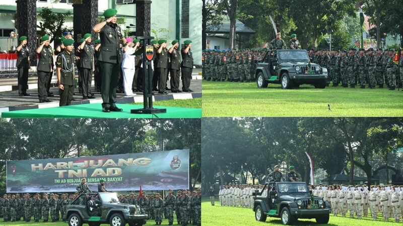 Pangdam I/BB Tekankan Komitmen Berjuang Bersama Rakyat pada Hari Juang TNI AD ke-79