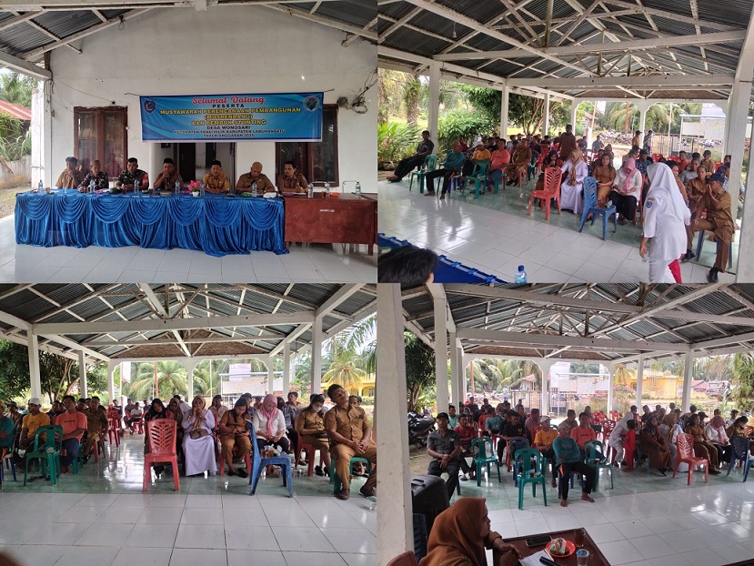 Babinsa Koramil 03/SB Hadiri Musrenbang Tahun 2025 Desa Wonosari Panai Hilir