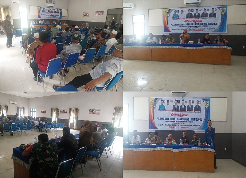 Dukung Kemajuan Kecamatan Sungai Kanan, Danramil 12/LP Hadiri Reses DPRD Kabupaten Labusel