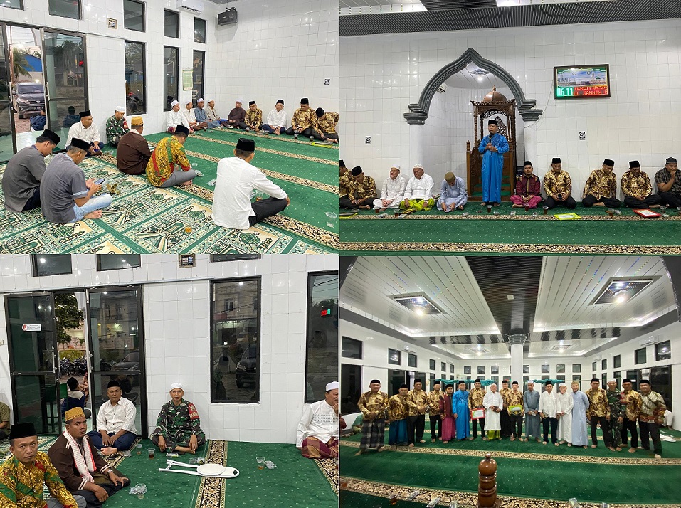 Babinsa Koramil 01/AK Hadiri Safari Sholat Subuh Berjamaah di Masjid Raudhatul Jannah di Desa Damuli Kebun