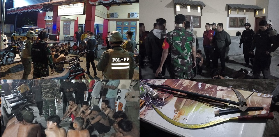 Tim Anti Begal Kodam I/Bukit Barisan Cegah Tawuran di Depan Kampus Nomensen Medan