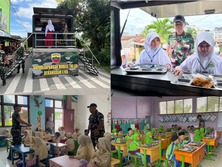 Kodam I/BB Dukung Generasi Sehat melalui Program Makan Sehat Bergizi di Medan Barat