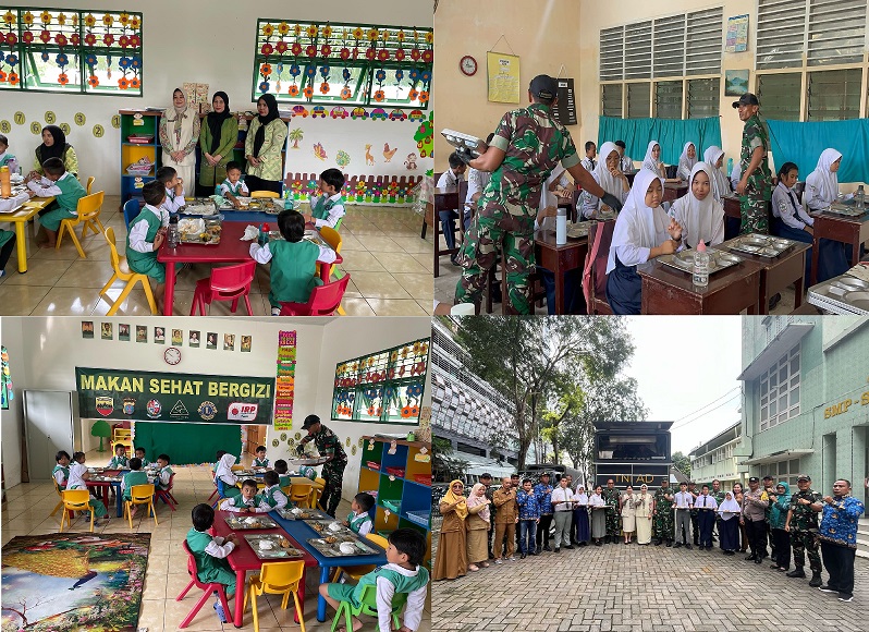 Kodam I/BB Luncurkan Program Makan Sehat Bergizi untuk 280 Siswa di Medan dan Binjai