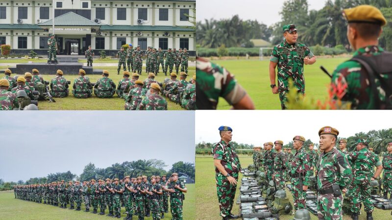 Pangdam I/BB Lakukan Kunjungan Kerja ke Resimen Arhanud 2/SSM