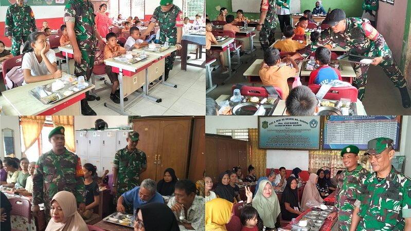 Kodam I/BB Salurkan Makanan Bergizi untuk Siswa dan Kaum Dhuafa di Medan Belawan