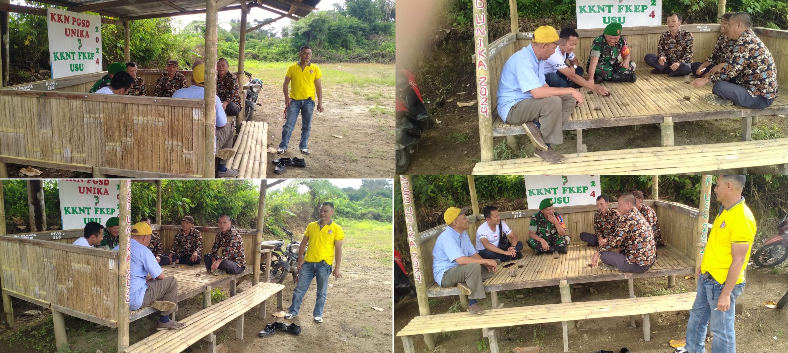Babinsa Koramil 02/Sidikalang Gelar Komsos Bersama Kelompok Tani Simbara Permai