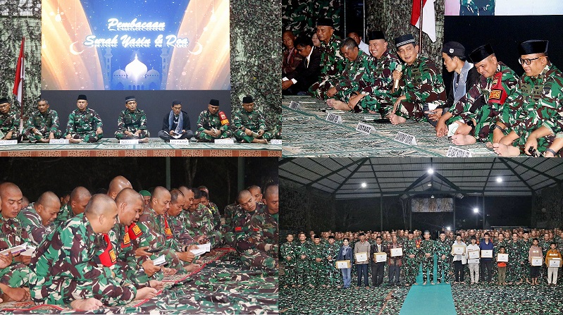 Kasdam I/BB Hadiri Doa Bersama Penutupan Latihan Proglatsiapops Satgas Pamtas RI-PNG Mobile Yonif 100/PS TA. 2025