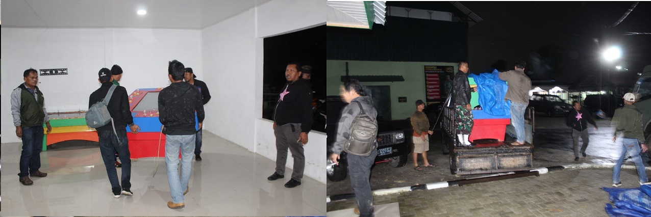 Unit Intel Kodim 0205/TK Kembali Amankan Mesin Ketangkasan di Kecamatan Munte
