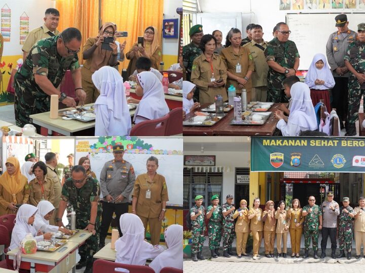 Dukung Generasi Sehat, Kodam I/BB Gelar Makan Sehat Bergizi untuk Siswa SD di Medan