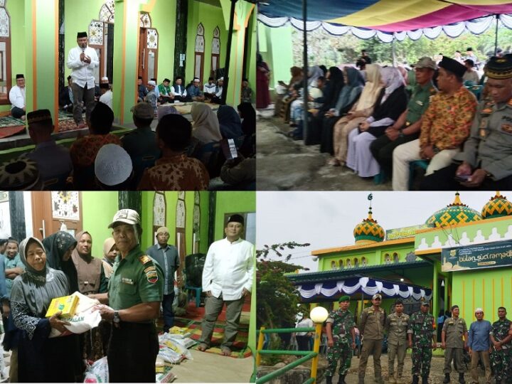 Danramil 04/Tigalingga Hadiri Safari Ramadan di Masjid Baiturrahman II, Pererat Silaturahmi dan Kepedulian Sosial