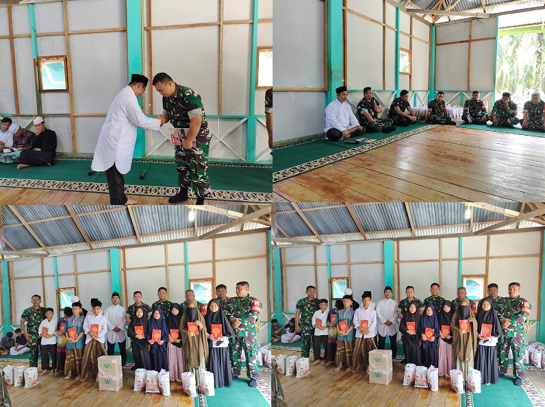 Koramil 08/RP Kolaborasi Dengan PT. Wing’s Food Melaksanakan Jum’at Berbagi