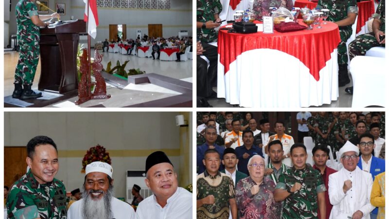 Kodam I/BB Perkuat Sinergi Dengan Buka Puasa Bersama Elemen Masyarakat Sumut