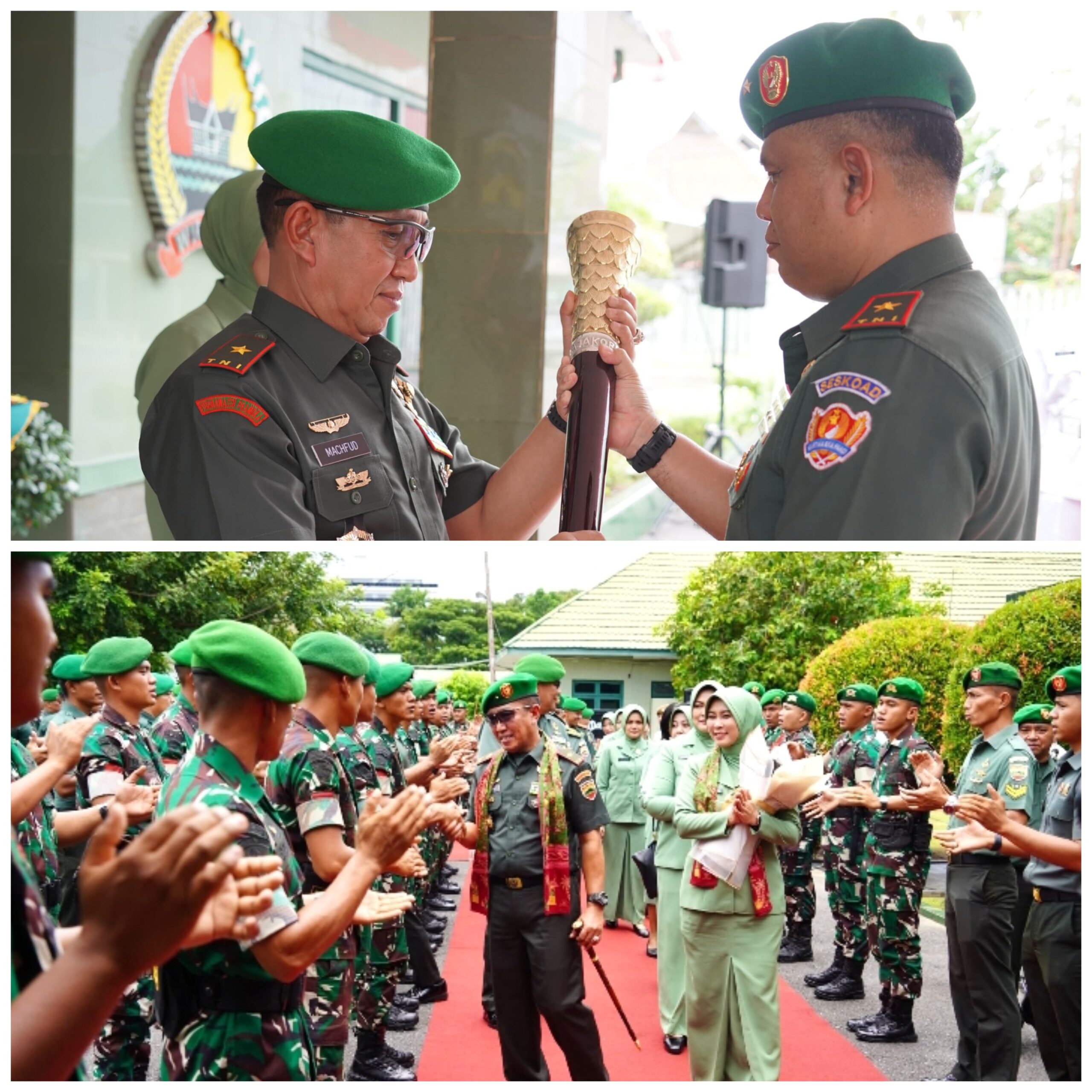Brigjen TNI Mahfud Resmi Jabat Danrem 032/Wbr