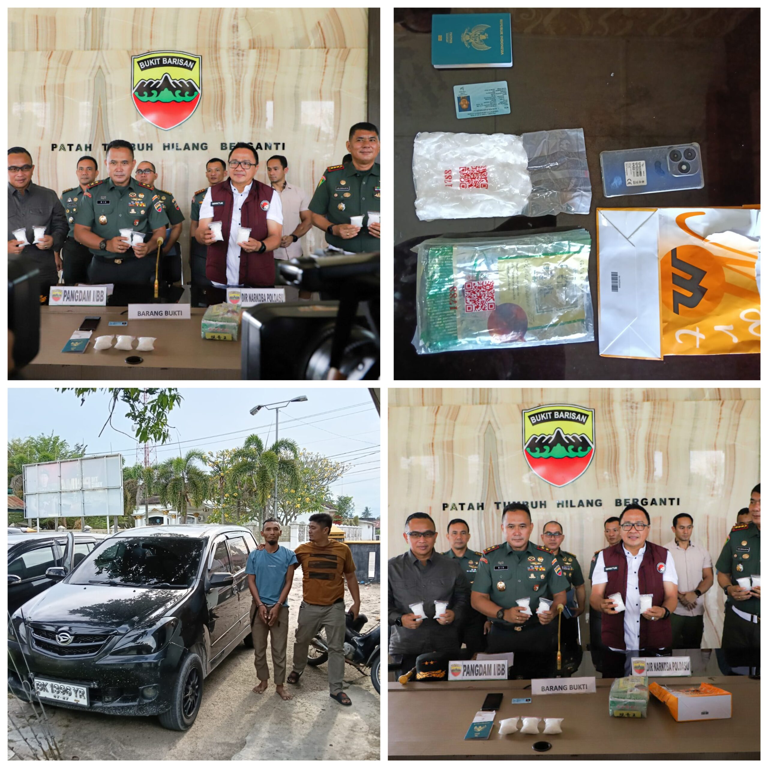 Tim Intel Kodim 0209/Labuhanbatu Tangkap Pengedar Narkotika Jaringan Internasional