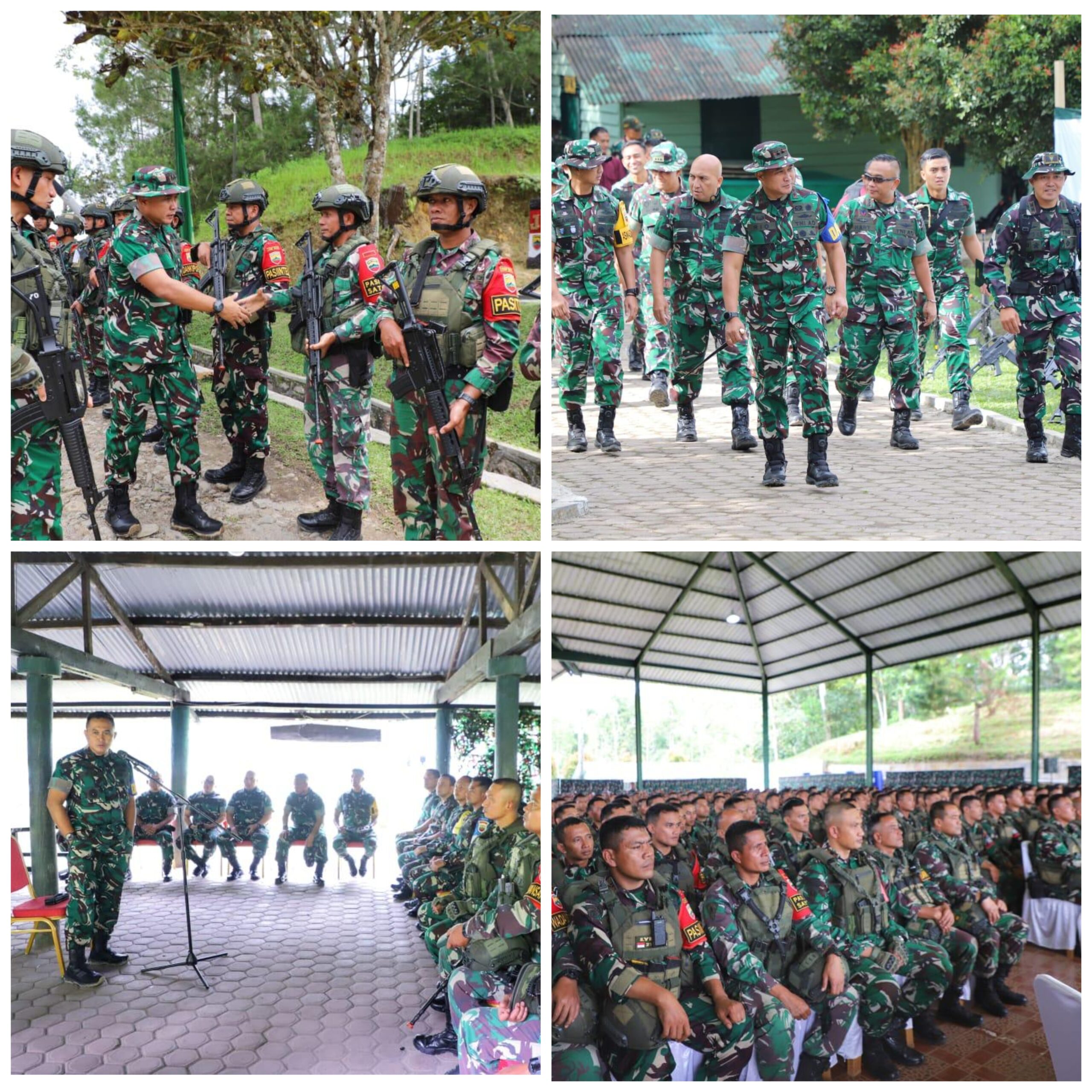Pangdam I/BB Tinjau Latihan Proglatsiapops Satgas Pamtas Statis RI-PNG TA 2025