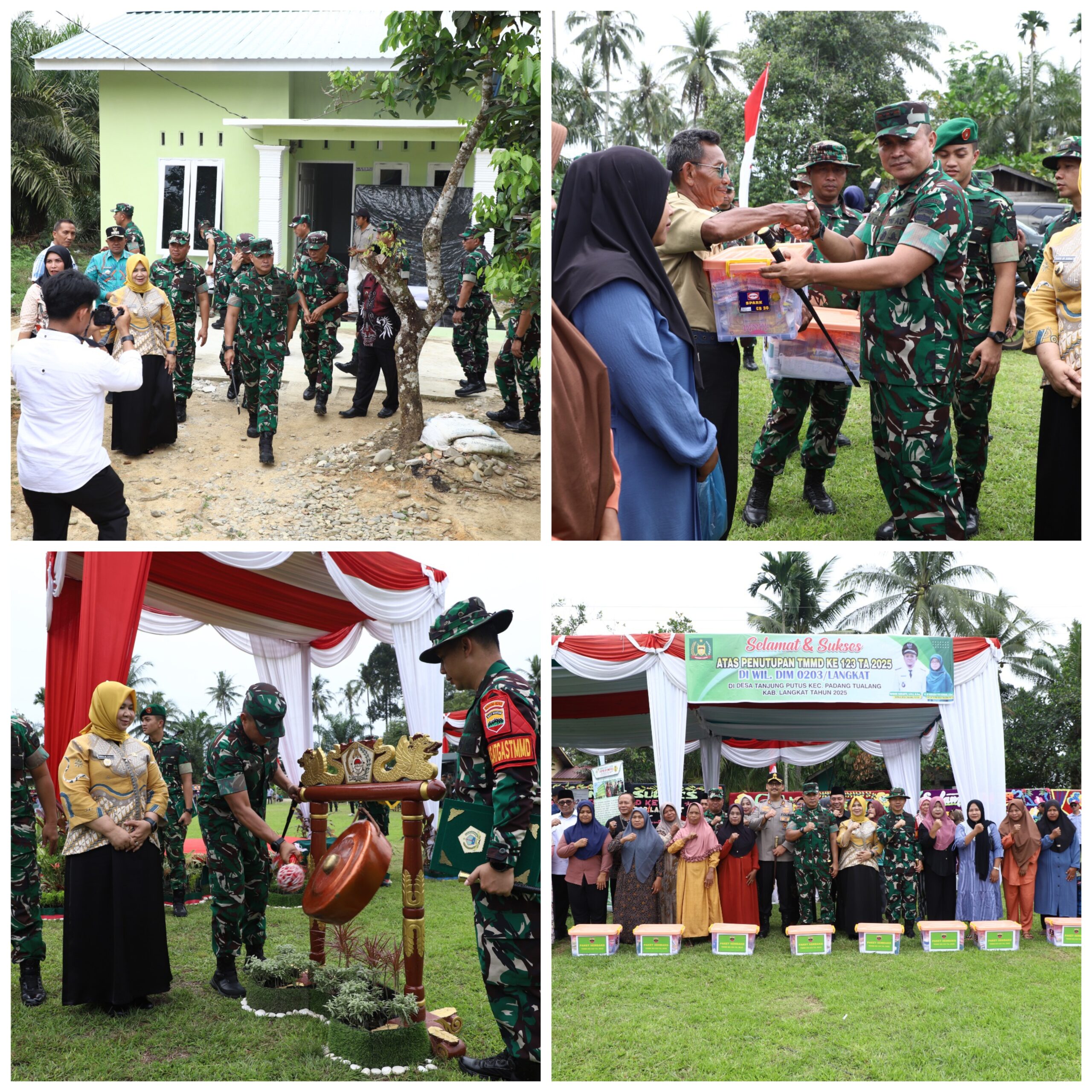 Pangdam I/BB Pimpin Upacara Penutupan TMMD ke-123 TA 2025 di Langkat