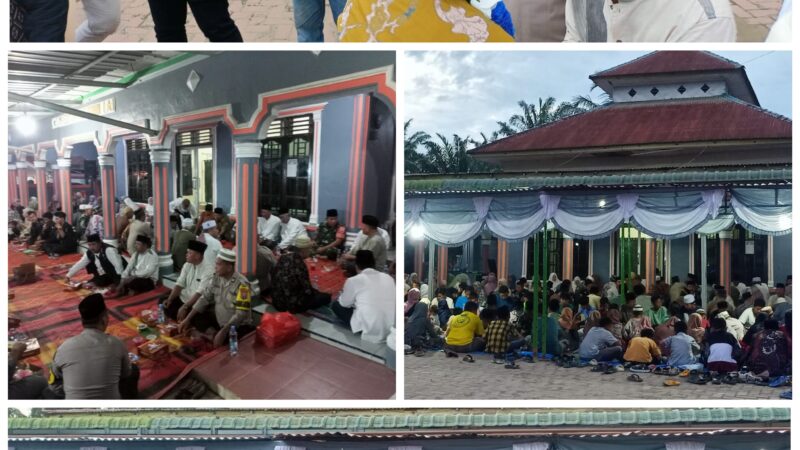 Danramil 09/NL Hadiri Safari Ramadhan Pemerintah Labuhanbatu di Masjid Baitur Rohim Pangkatan