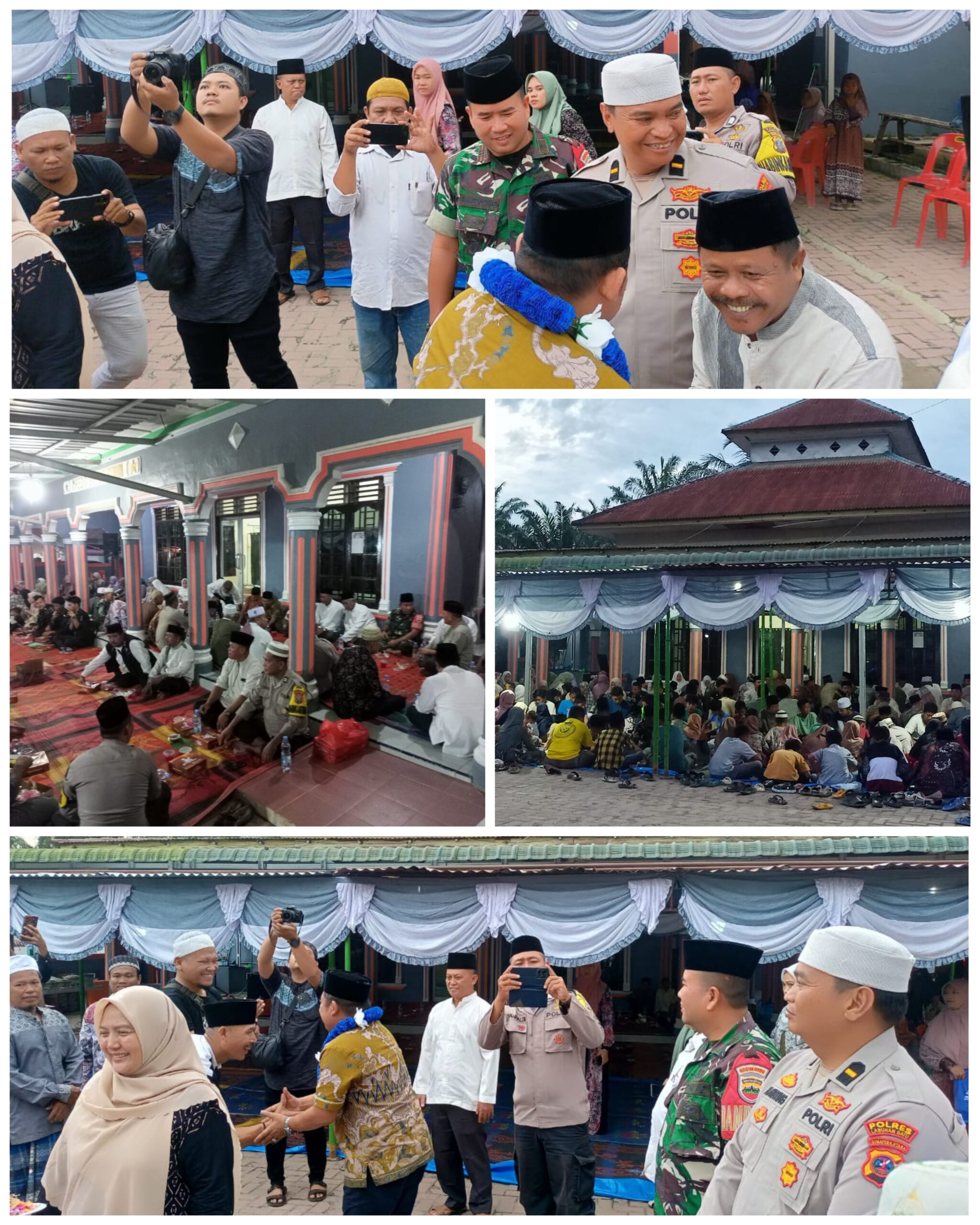 Danramil 09/NL Hadiri Safari Ramadhan Pemerintah Labuhanbatu di Masjid Baitur Rohim Pangkatan