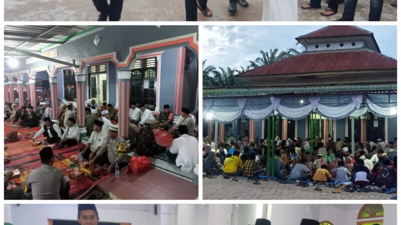Danramil 09/NL Hadiri Safari Ramadhan Pemerintah Kabupaten Labuhanbatu di Masjid Sultan Adil Bidar Alamsyah