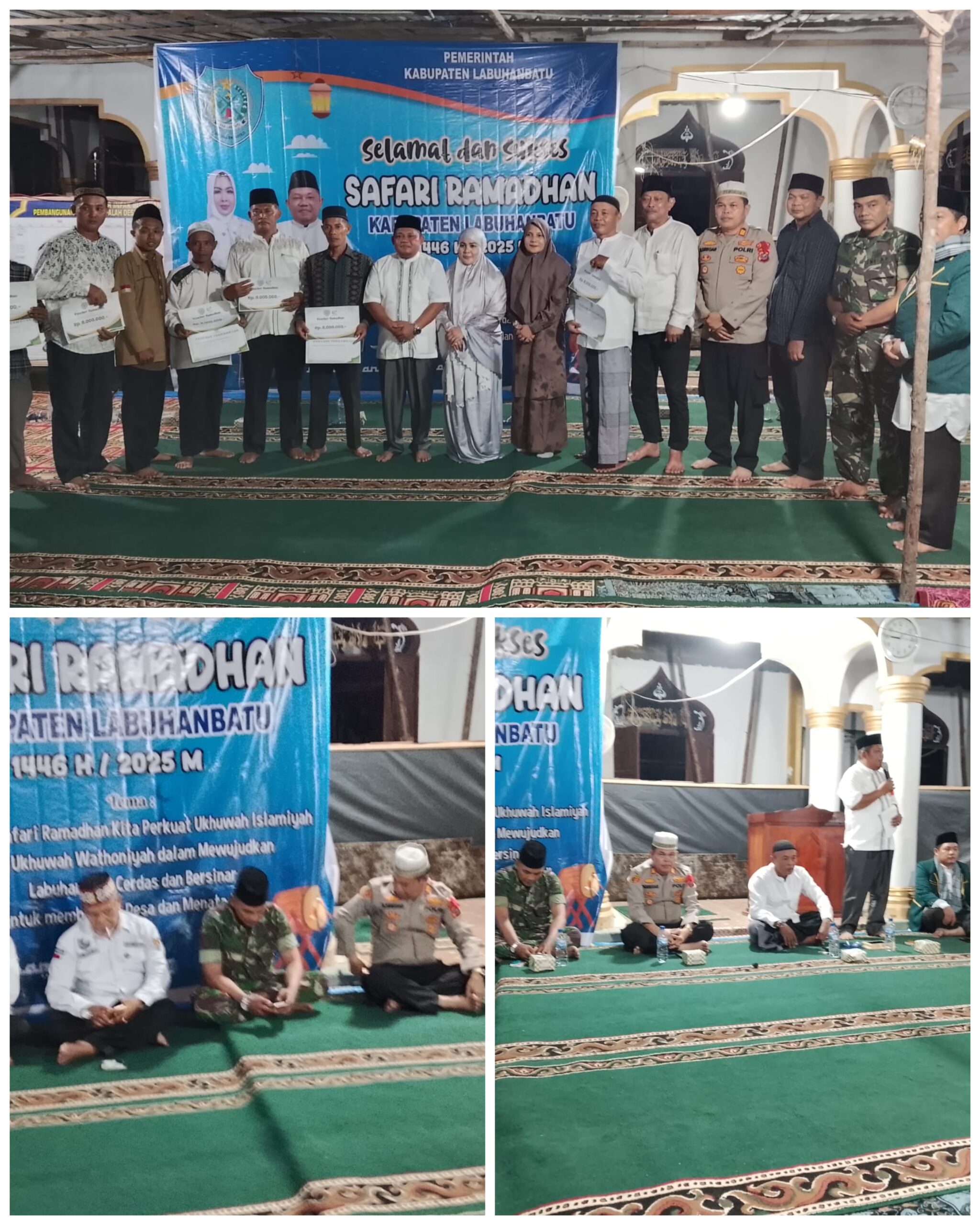 Bati Tuud Koramil 04/LB Hadiri Safari Ramadhan Kabupaten Labuhanbatu