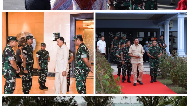 Pangdam I/BB Dampingi Menhan RI Kunjungan Kerja ke Lanud Soewondo Medan
