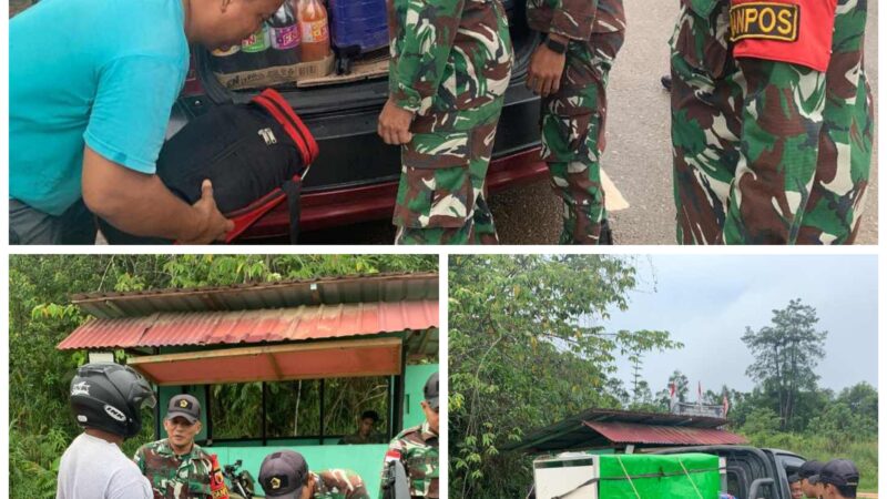 Satgas Yonzipur 5/ABW Perketat Sweeping Keamanan Jelang Hari Raya Idul Fitri