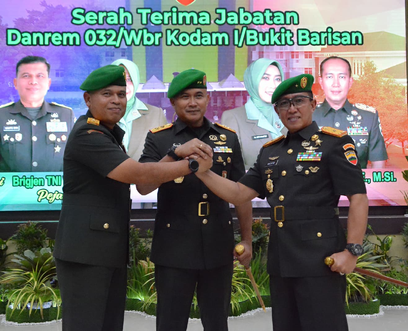 Pangdam l/BB Pimpin Serijab Danrem 032/Wbr, Brigjen TNI Mahfud