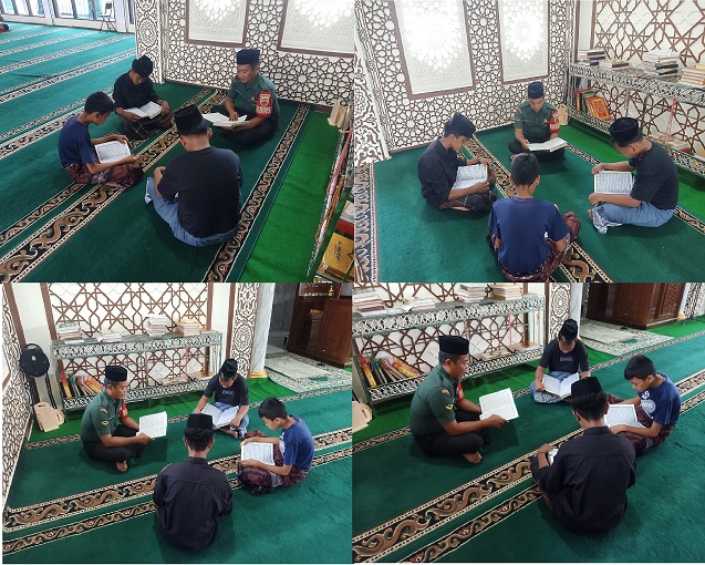 Semangat Keagamaan, Babinsa Koramil 09/NL Laksanakan Tadarus di Desa Binaan Selama Bulan Ramadhan