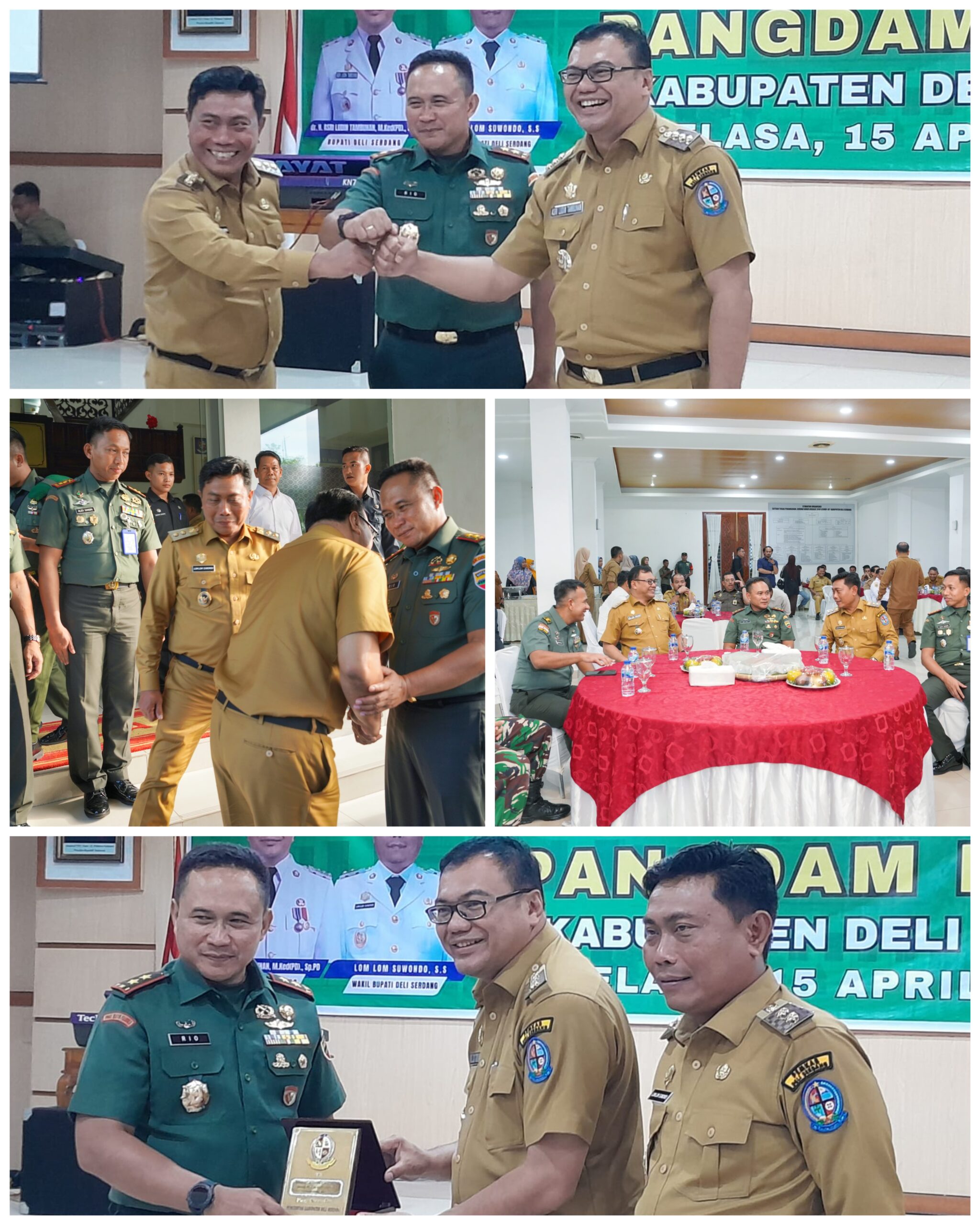 Harmonisasi TNI-Pemda, Pangdam I/BB Gelar Silaturahmi Strategis di Deli Serdang