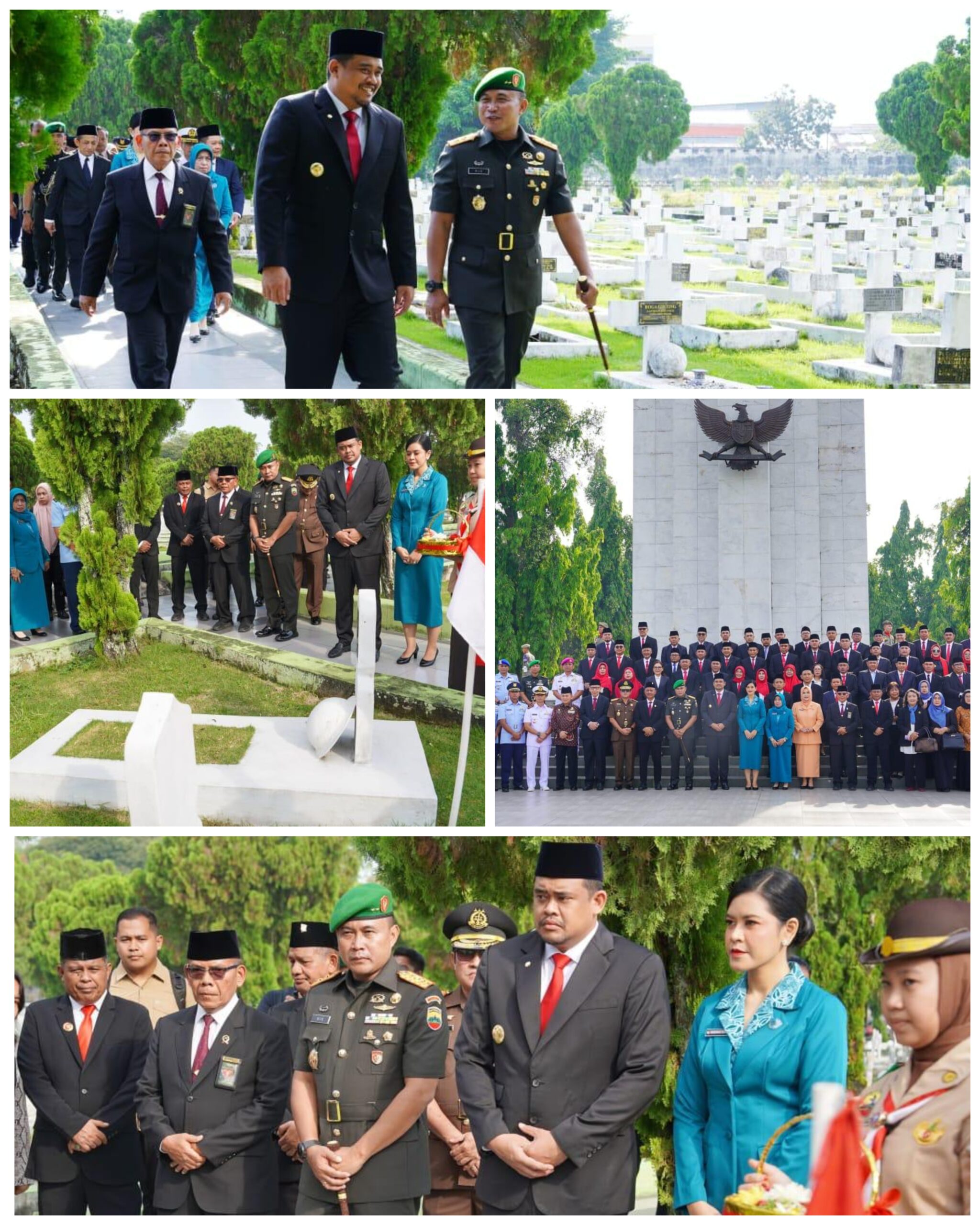 Pangdam I/BB Hadiri Ziarah Rombongan Peringatan Hari Jadi ke-77 Provinsi Sumatera Utara