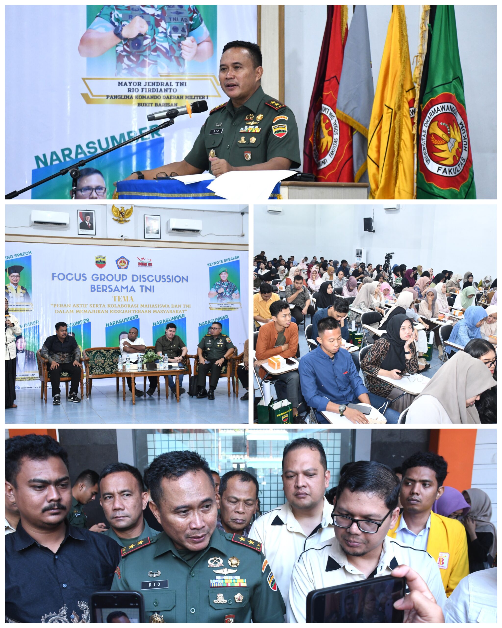 Sinergi Strategis Mahasiswa dan TNI, Wujud Komitmen Kebangsaan dalam Menyongsong Masa Depan Bangsa