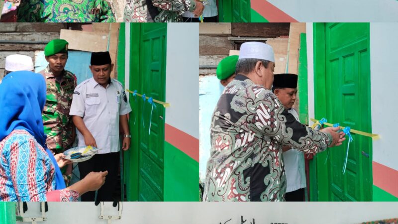 Babinsa Koramil 09/NL Hadiri Halal Bihalal dan Peresmian Ruangan Baru di Yayasan Pendidikan Islam Hurriyah