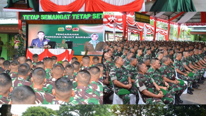 Pangdam I/BB Apresiasi Prestasi Prajurit Yonif 123/RW, Beri Motivasi dan Semangat Menjelang Tugas Operasi