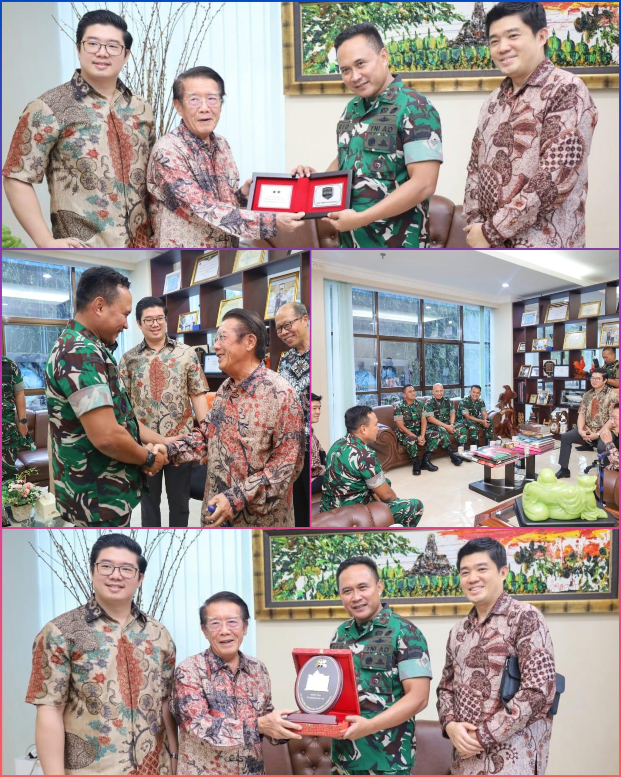 Pangdam I/BB Silaturahmi ke PT. STTC Pematang Siantar, Apresiasi Peran Dunia Industri di Wilayah