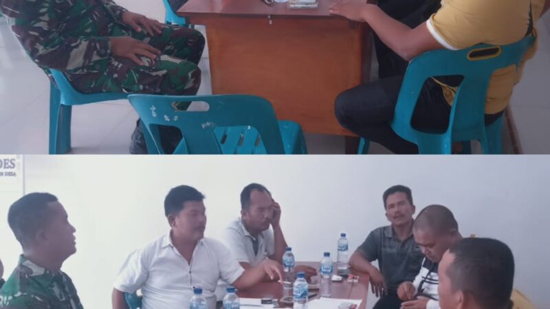 Gelar Komsos di Desa Binaan, Menjaga Generasi Muda dari Bahaya Maraknya Peredaran Narkoba