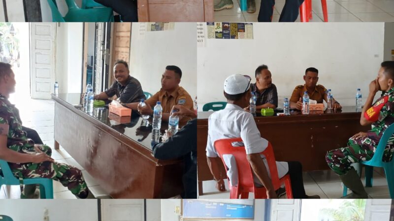 Babinsa Koramil 04/Labuhan Bilik Gelar Komunikasi Sosial di Kantor Desa