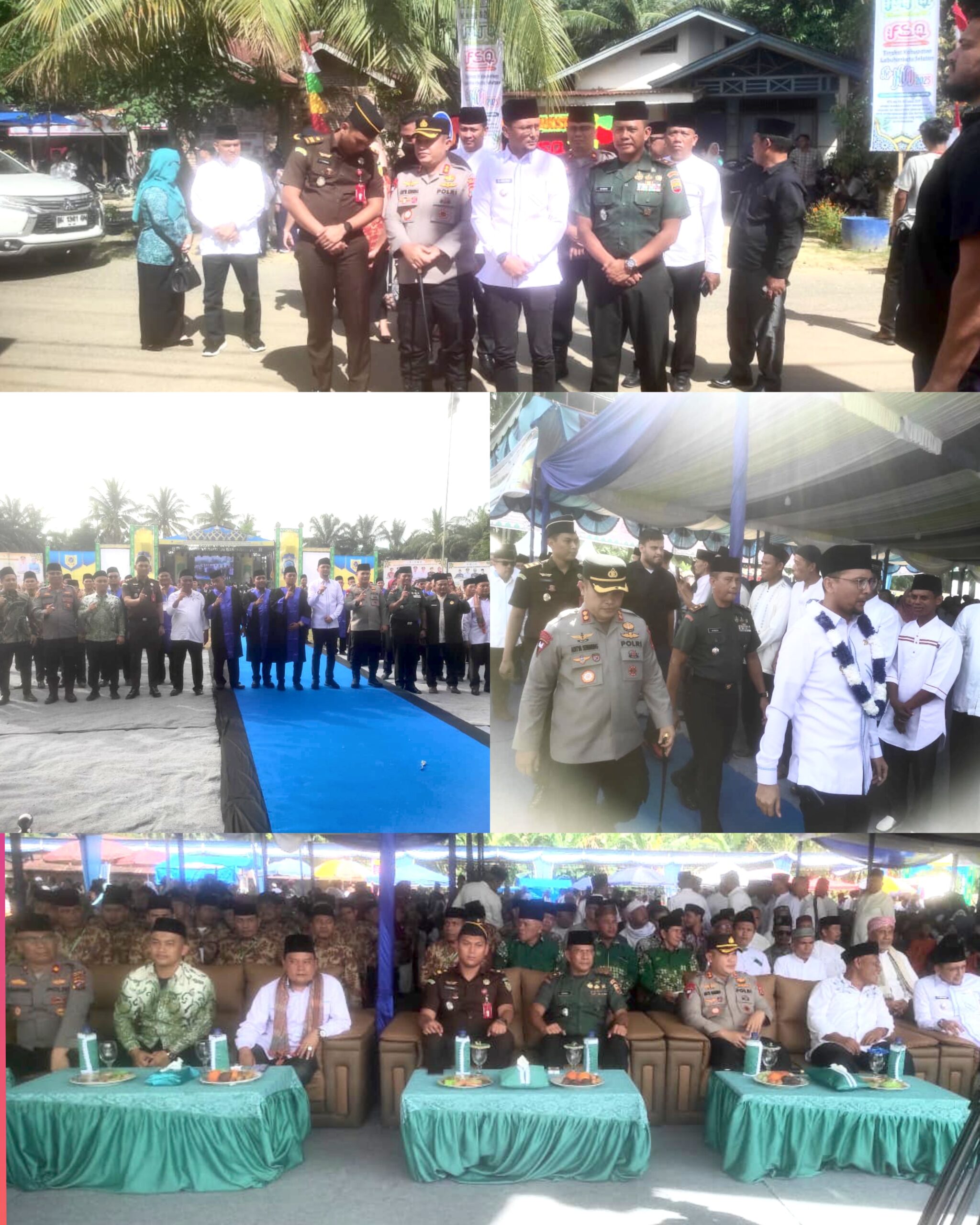 Danramil 11/KP Menghadiri Upacara Musabaqah Tilawatil Quran (MTQ) dan Festival Seni Qasidah (FSQ) ke XVI Tahun 2025