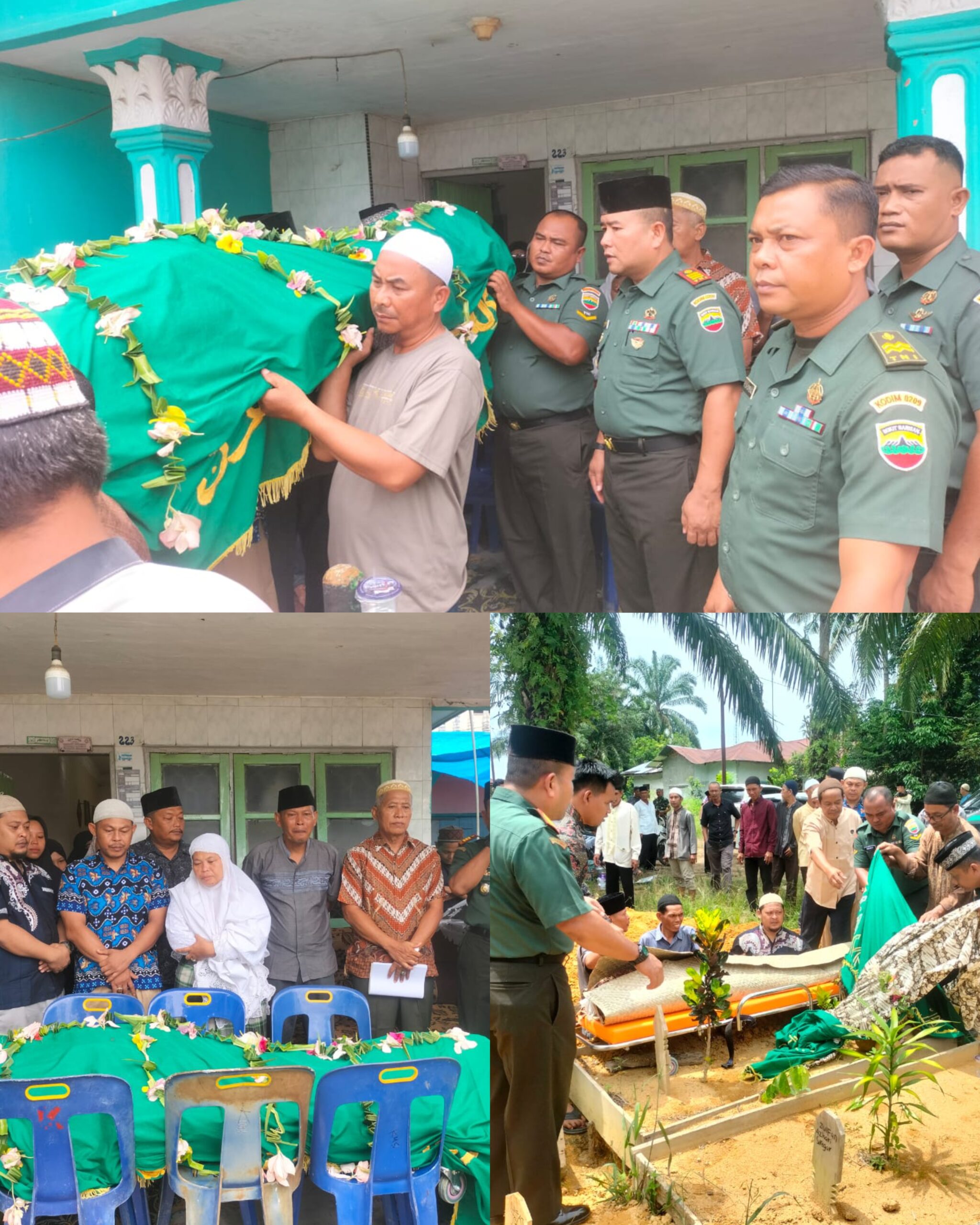 Danramil 09/NL dan Anggota Tunjukan Empati, Melayat ke Keluarga Anggota yang Berduka