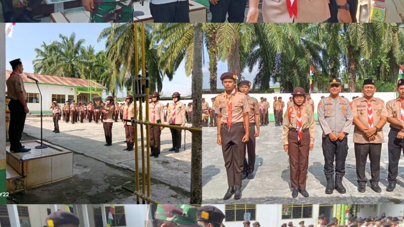 Babinsa Koramil 09/NL Hadiri Lomba Presisi dalam Rangka HUT GUDEP SMA Swasta HAS SEPAKAT Bilah Hilir
