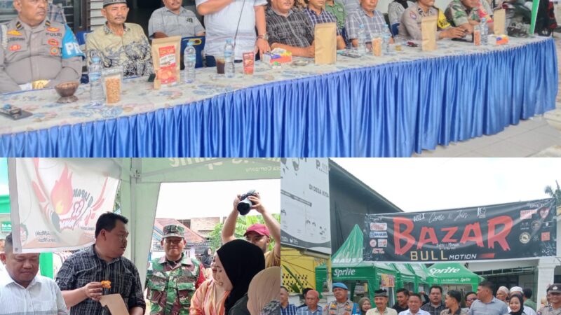 Babinsa Koramil 09/NL Hadiri Silaturahmi dan Bazar UMKM di Sei Tampang