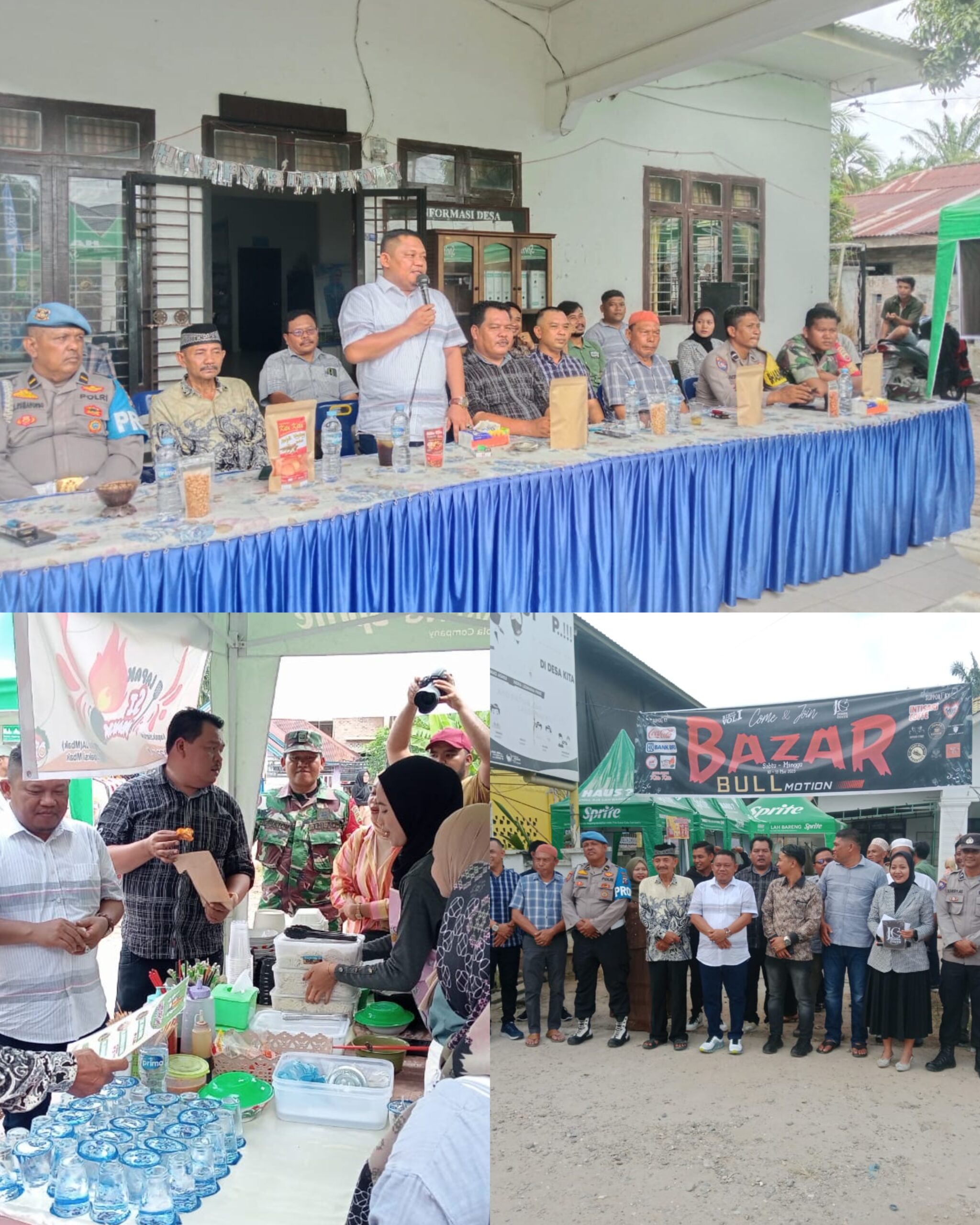 Babinsa Koramil 09/NL Hadiri Silaturahmi dan Bazar UMKM di Sei Tampang