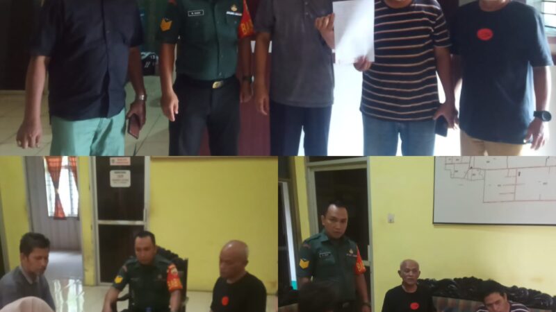 Babinsa Koramil 17/BT Mediasi Sukses Selesaikan Konflik Warga Dataran Tinggi